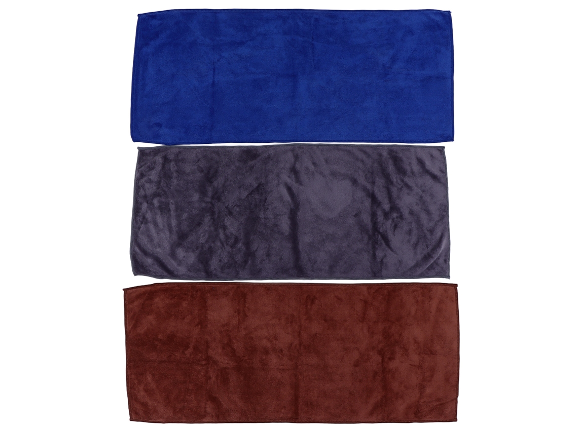 Rebe-3 Toallas De Microfibra Superabsorbentes De Doble Cara Para Coche, Para Lavado, Secado Y Limpieza.