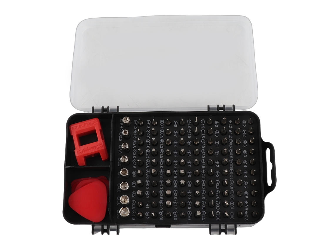 Kit Multifuncional 110 En 1 Para Reparación De Teléfonos Móviles Con Diseño Magnético Y Estuche De Almacenamiento.
