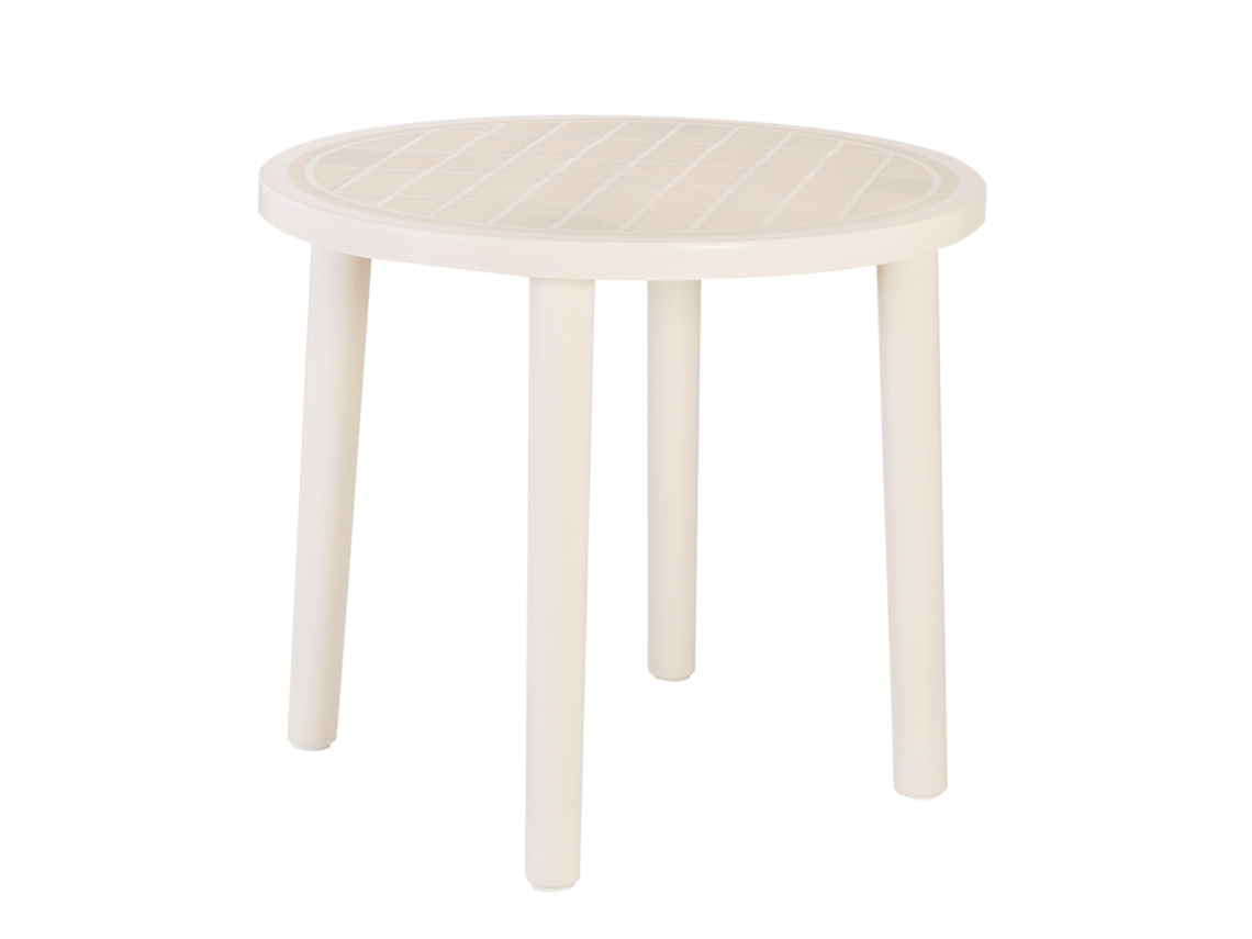 Mesa Redonda Exterior Ø86 Crema Olot Garbar