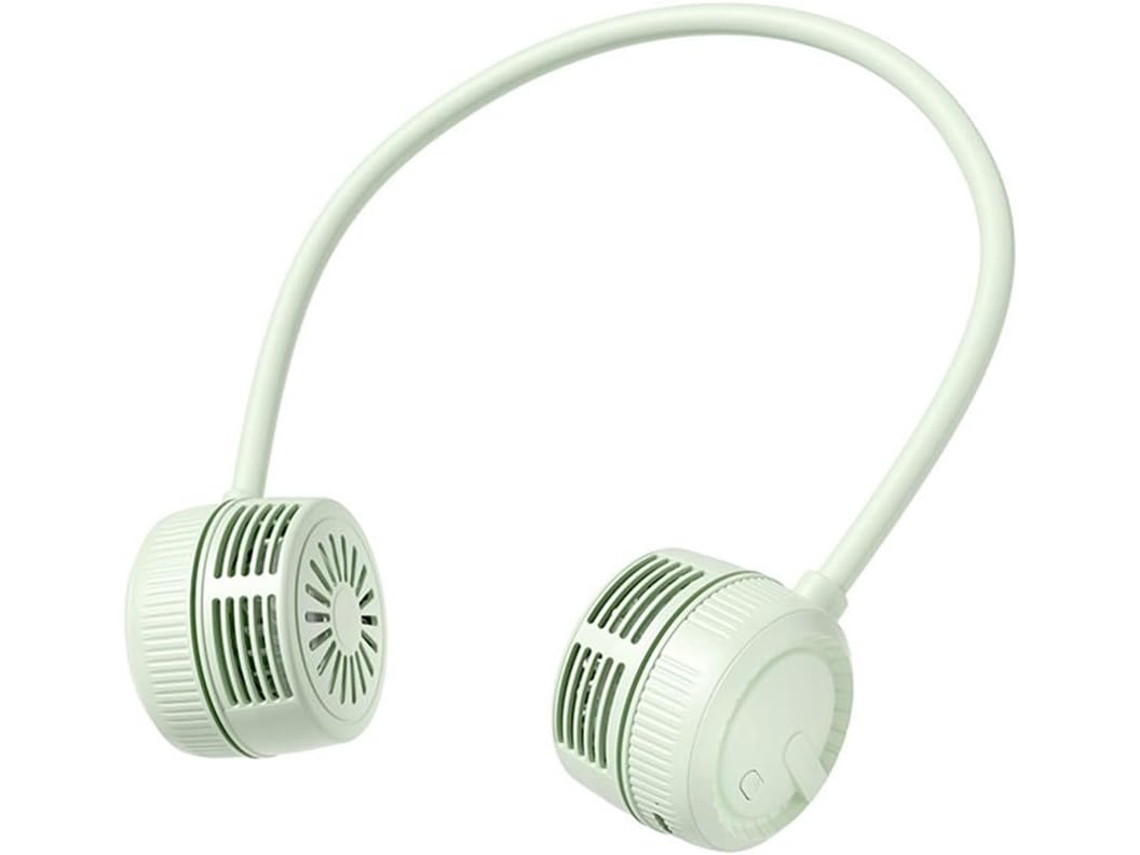Ventilador De Cuello Portátil Recargable De Mano - 3 Velocidades, Carga Usb Tipo C, Plegable Y Silencioso