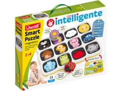 Juego Educativo QUERCETTI First Toys Puzzle Inteligente Colores y Palabras (Edad Mínima: 1 Año - 36 x 27,5 x 6 cm)