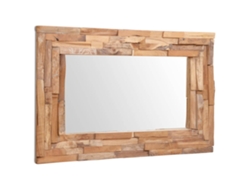 Espejo De Pie VIDAXL Marrón Teca (90x60 cm)
