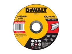 DEWALT DX7941-AE - Disco de desbaste concavo para metal 125 x 6 x 22.23mm