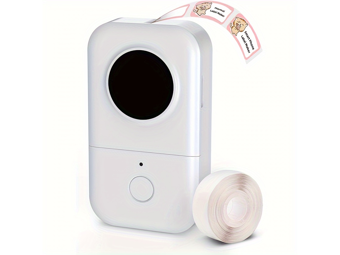 Dispositivo D30 Impresión Monocroma Portátil, Compatible Hogar Trabajo, Diseño Compacto.