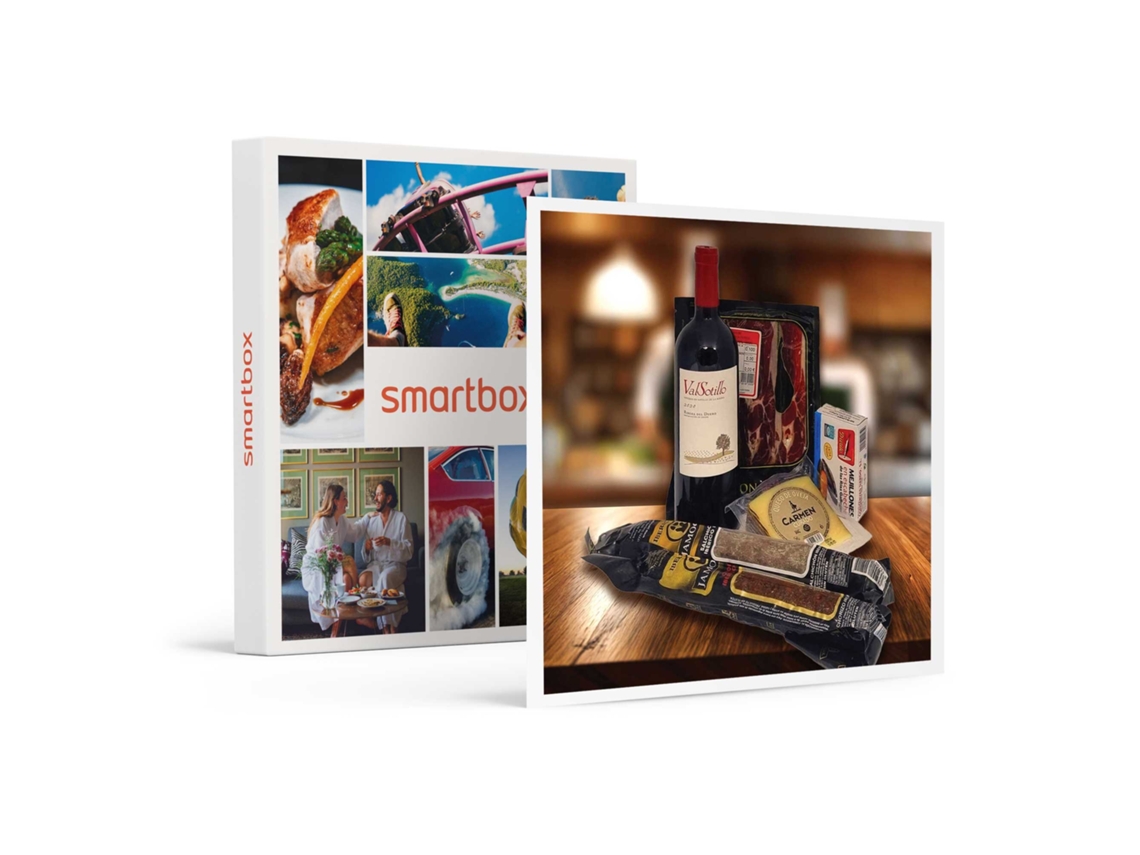 Caja Regalo Smartbox Jamonarium 1 Lote Con Tinto Joven De Ribera Del Duero, Embutidos, Queso Curado Y Mejillones