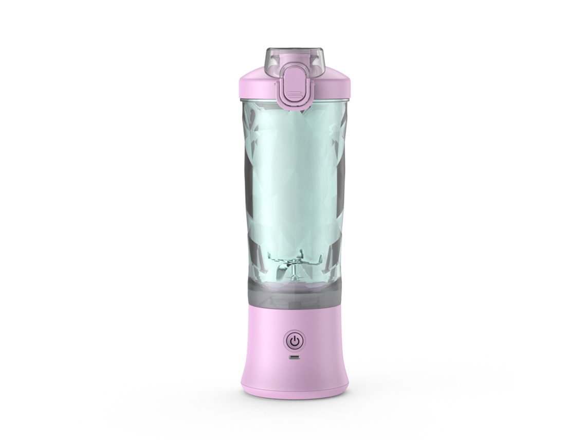 Licuadora portátil recargable Digitallab, 600 ml, 150 W, alta velocidad de rotación (morada)