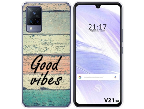 Carcasa Vivo V21 5G TUMUNDOSMARTPHONE Dibujos Multicolor