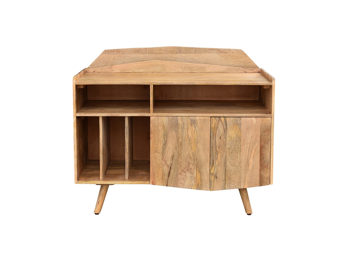 Aparador Mueble de Almacenaje Vinilos En Mango Macizo Matahari MILIBOO