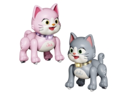 Gato Robot Rosa Con Control Remoto De 2.4 Ghz, Recargable, Con Luces Y Música, Juguetes Para Niños.