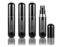 2026-4 Piezas Atomizadores De Perfume Recargables 5ml, Botellas Portátiles Para Viajes Y Salidas, Dispensadores Anti-fugas