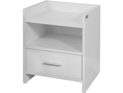 Mesita de Noche SOBUY FBT66-W (Blanco - 38x35x35cm)