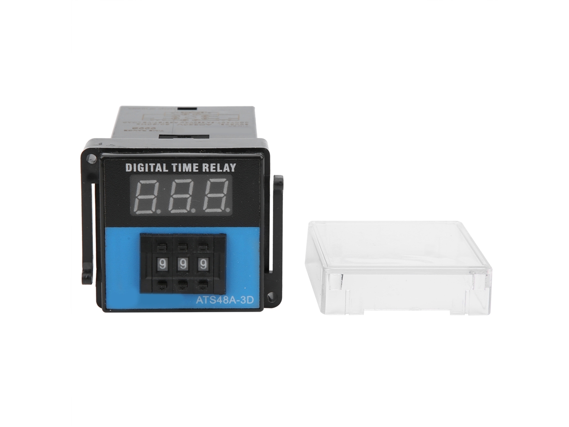 Relé De Temporización Digital Ats48a‑3d Con Pantalla Retardo Temporizador Módulo 220v