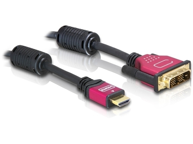 Adaptador DELOCK HDMI - DVI Cable 5.0m