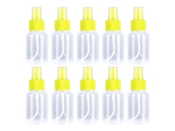 2026 10 Piezas/Set Botellas Vacías Transparentes de 55 ml con Atomizador de Bomba para Perfumes Líquidos y Cosméticos - Plástico