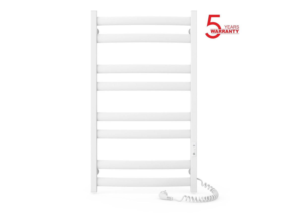 Calefactor eléctrico de baño Atlant 500x900 con temporizador ecológico, 210 W, blanco, Laris