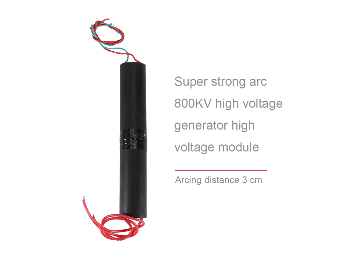 Generador De Alto Voltaje Pulsado 800kv Módulo Inversor Arco Eléctrico 3cm 7.2v