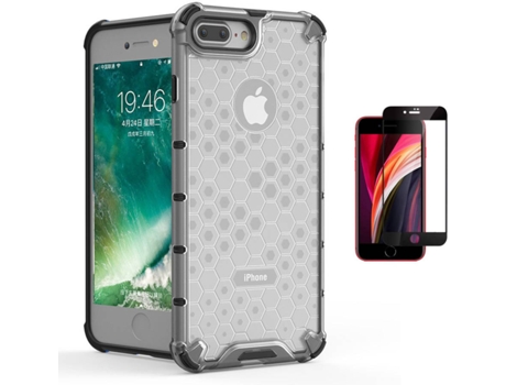 Kit Carcasa y Protector iPhone Se 2020 Full Cover Rumble