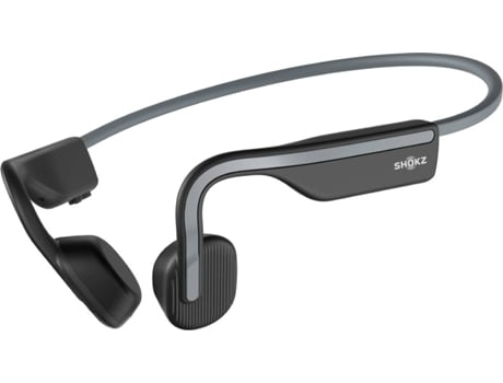 Auriculares Bluetooth Multipoint SHOKZ Openmove (Open Ear - Micrófono - Gris)