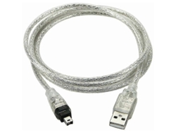 Cable adaptador USB macho a Firewire IEEE 1394 de 4 pines para Sony DCR-TRV75E