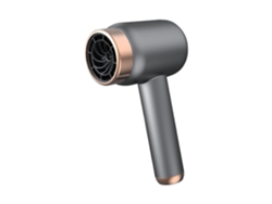 Secador de pelo portátil Potente 3 velocidades Secador de pelo inalámbrico profesional compacto Salón en casa al aire libre (gris) IKIKSO