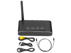 Transmisor y receptor Bluetooth inalámbrico de largo alcance de 15 m/49 pies para TV, reproductor de CD y MP3 Rosewell