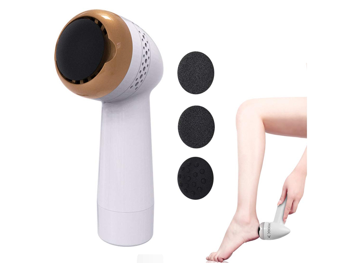 Afilador de pies eléctrico, lima electrónica para pies de adsorción al vacío, amoladora de pies recargable de los pies para la piel JEDBESETZT