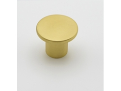 Pomo Para Mueble De Zamac D 33 Mm Oro Cepillado Lote De 25