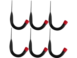 Juego 6 Ganchos Pared Garaje Cocina Soporte Herramientas Resistente Colgar Objetos Pesados