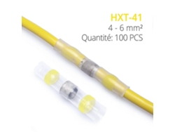 100 Conectores De Caliente Encogible De Soldadura Para Cable - Impermeables - Amarillo 4-6 Mm
