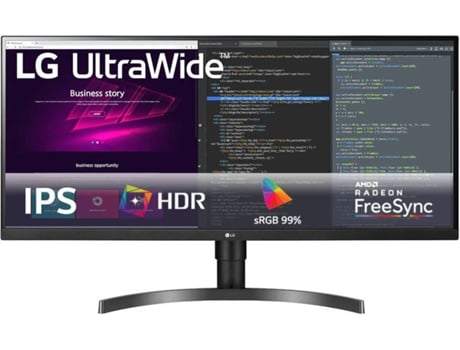 Monitor LG 34WN750-B (34" - UWQHD - IPS - AMD FreeSync)
