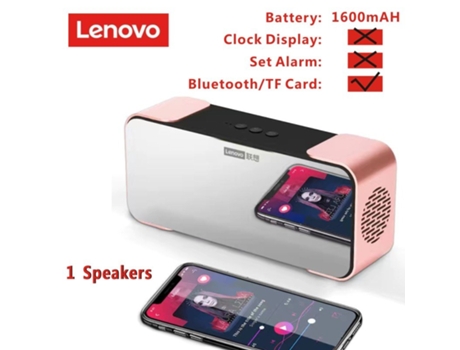 Altavoz Bluetooth Compatible con el reloj despertador de audio para exteriores L022 Rose Gold Standard