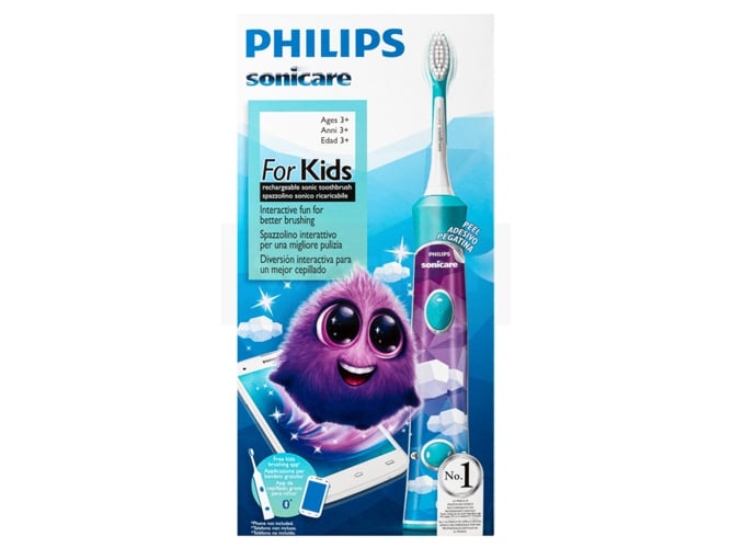 Cepillo de Dientes Eléctrico Infantil PHILIPS Sonicare HX6322/04 Azul (62.000 rpm)