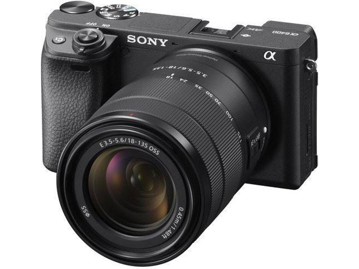 Kit Cámara Fotográfica SONY Alpha Alpha 6400A + FE 18-135mm (Negro)  