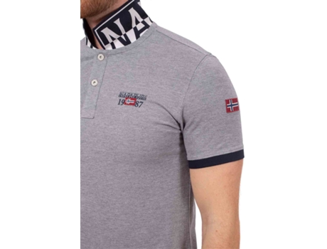Polo de Hombre NAPAPIJRI Algodón Rosa (S)