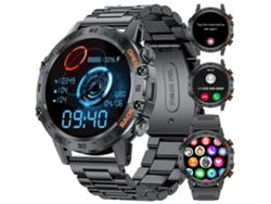 Reloj inteligente para hombre con llamadas Bluetooth para Android y iPhone, batería de 400 mAh, pantalla HD de 1,39", ideal para deportes al aire libre y más.