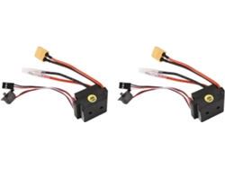 Controladores De Velocidad Rc Hobby Esc De 60 A Con Bec De Alto Voltaje De 2 A Y Escobillas De 6-12 V Para Barcos Y