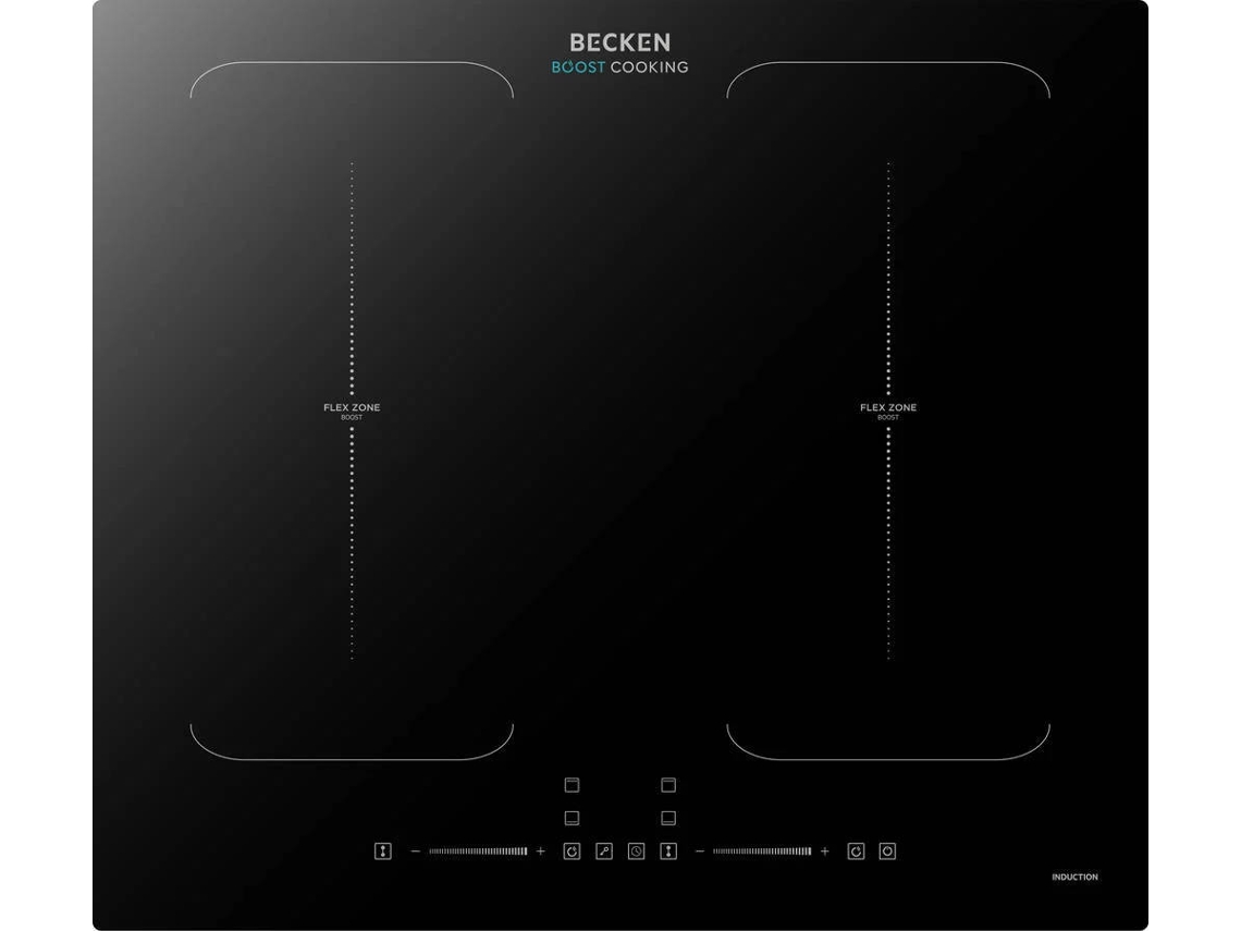 Placa de  Inducción BECKEN FLEX DUAL FLEX BIH9701 (Eléctrica - 59 cm - Negro)
