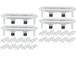 2 Juegos De Anillos De Rebosadero Para Fregadero, Tapa De Repuesto Duradera Para Lavabo De Baño