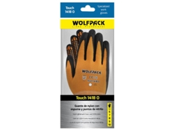 Guantes nylon con palma en foam y puntos nitrilo touch 8 (par)