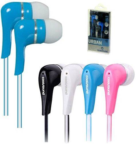 Auriculares con Cable COOLSOUND Urban (In Ear - Azul)