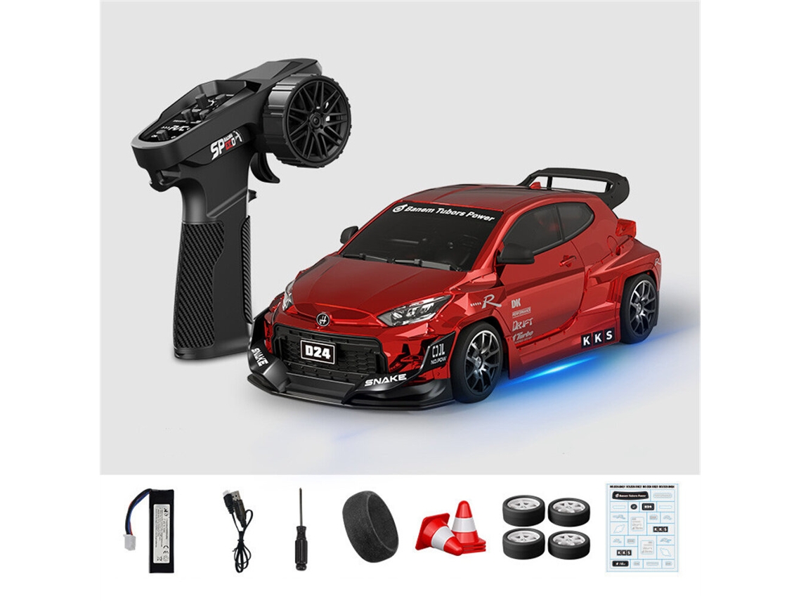 D24-04s2hstar D24-04q1-d24-04s7 Rtr 1/24 2.4g 4wd Drift Rc Gyro Mini Full Proportional Led High-speed On-road Model Toys
