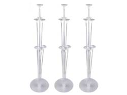 Kit de Soporte para Globos, Soporte Transparente para Globos de Fácil Montaje, Uso Amplio en Varias Celebraciones, Construcción Duradera que Garantiza Larga Vida LAOPIPFU