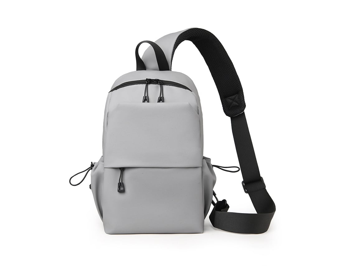 (gris Claro) Bolso De Pecho, Bolso Cruzado Informal, Versátil Y Elegante, Gran Capacidad
