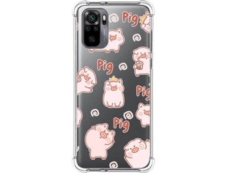 Carcasa Xiaomi Redmi Note 10 / 10S TUMUNDOSMARTPHONE Cerdos Multicolor