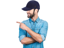 Gorra De Béisbol Ciieeo Ajustable Y Resistente A Los Golpes Con Carcasa De Abs Transpirable Para Trabajadores De La Construcción.
