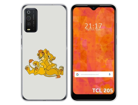 Carcasa TCL 205 TUMUNDOSMARTPHONE Dibujos Multicolor