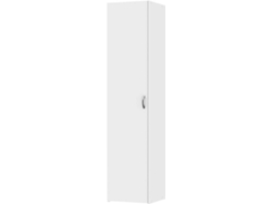 Armario DMORA Blanco (Aglomerado de Melamina - 39x175x41 cm)