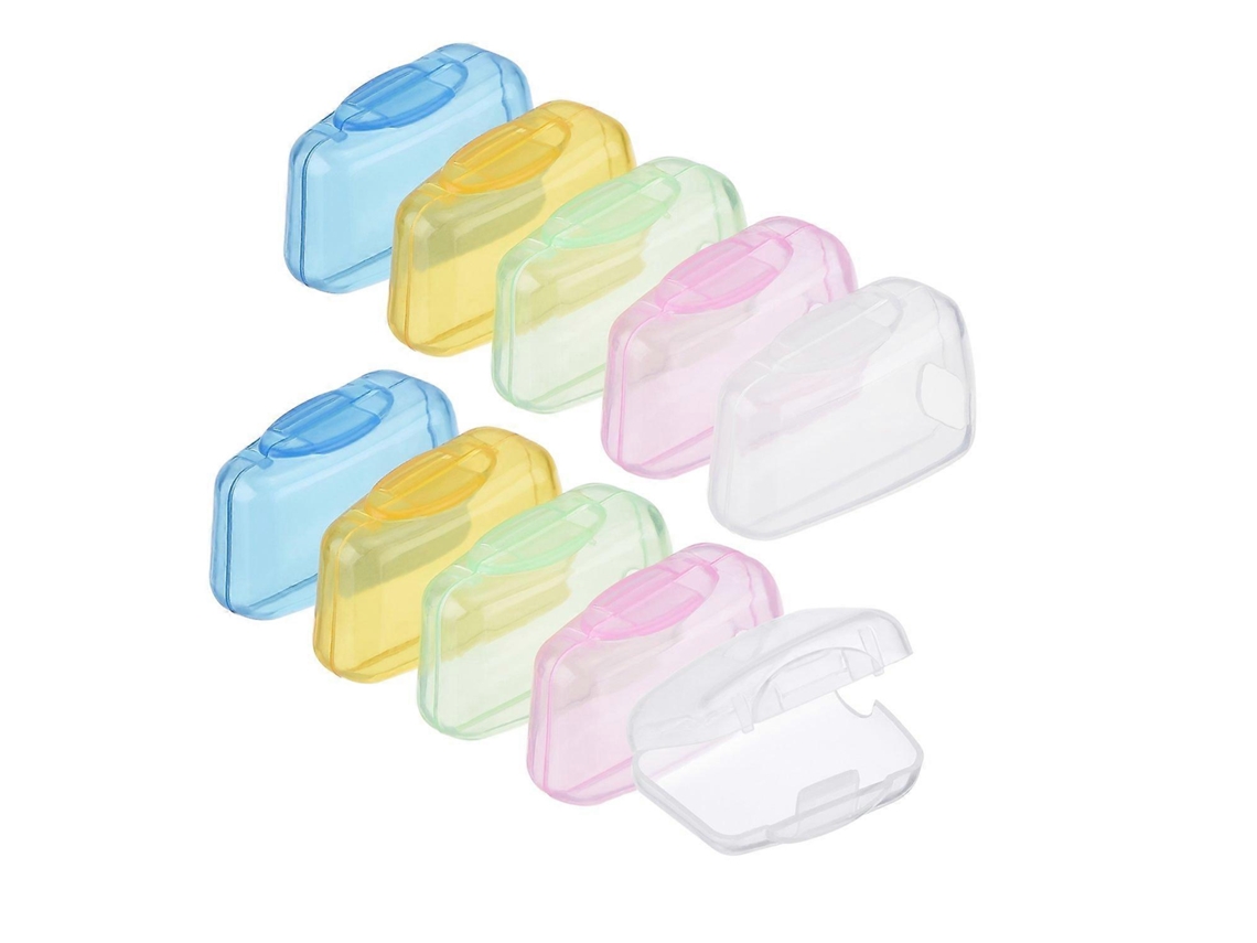 10 piezas de funda portátil para cepillo de dientes de viaje, funda protectora para cabezal de cepillo de dientes Rosewell