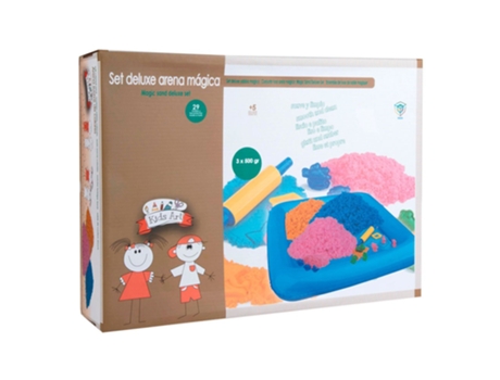 De Areia Mágica Set Xl 1.5 kg Colorido 3-6 Yearsdeqube