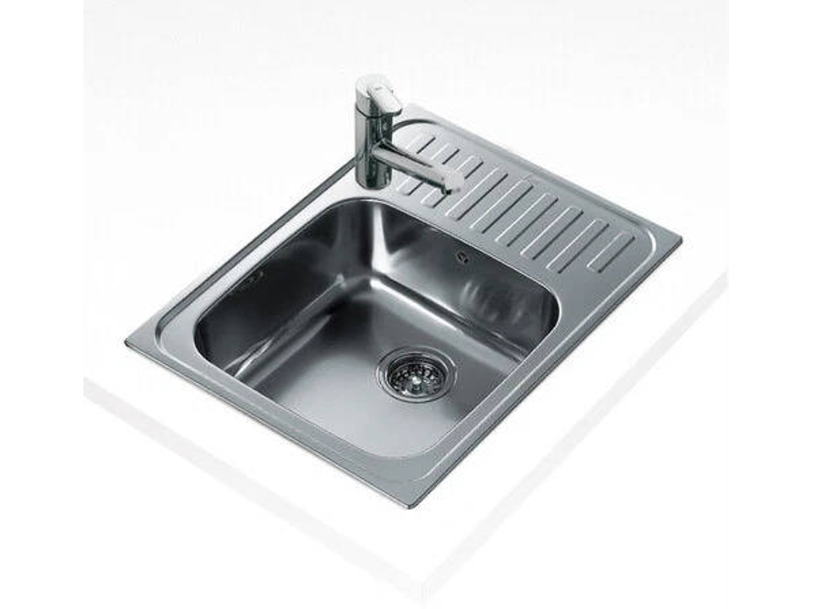 Fregadero TEKA Classic 1C (50 x 65 x 18 cm - Empotrado - Inox)